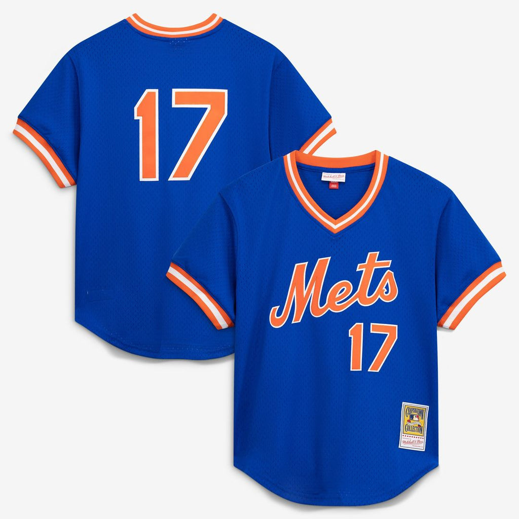 Keith Hernandez New York Mets Mitchell & Ness Authentic Batting Practice Jersey - Royal Official MLB Team Apparel Baseball Fan Gear