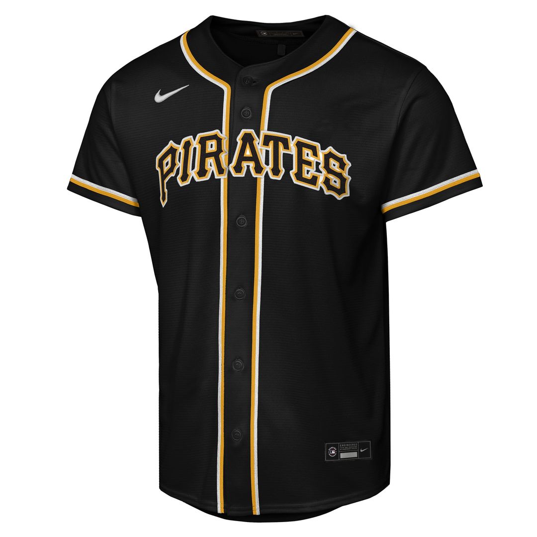 Paul Skenes Pittsburgh Pirates Nike Youth Fashion Replica Player Jersey - Black Official MLB Team Apparel Baseball Fan Gear