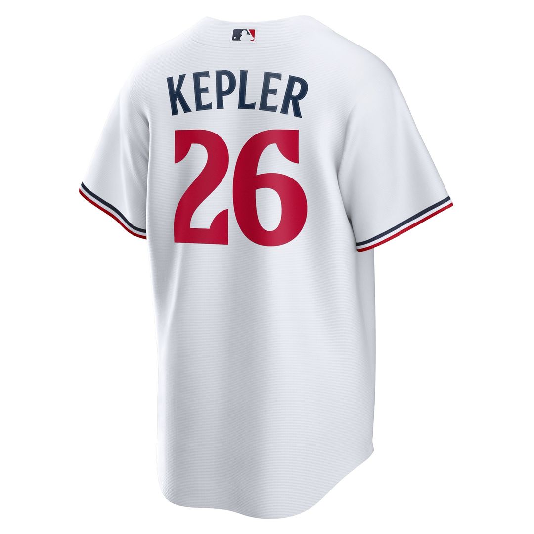 Max Kepler Minnesota Twins Nike Home Replica Player Logo Jersey - White Official MLB Team Apparel Baseball Fan Gear