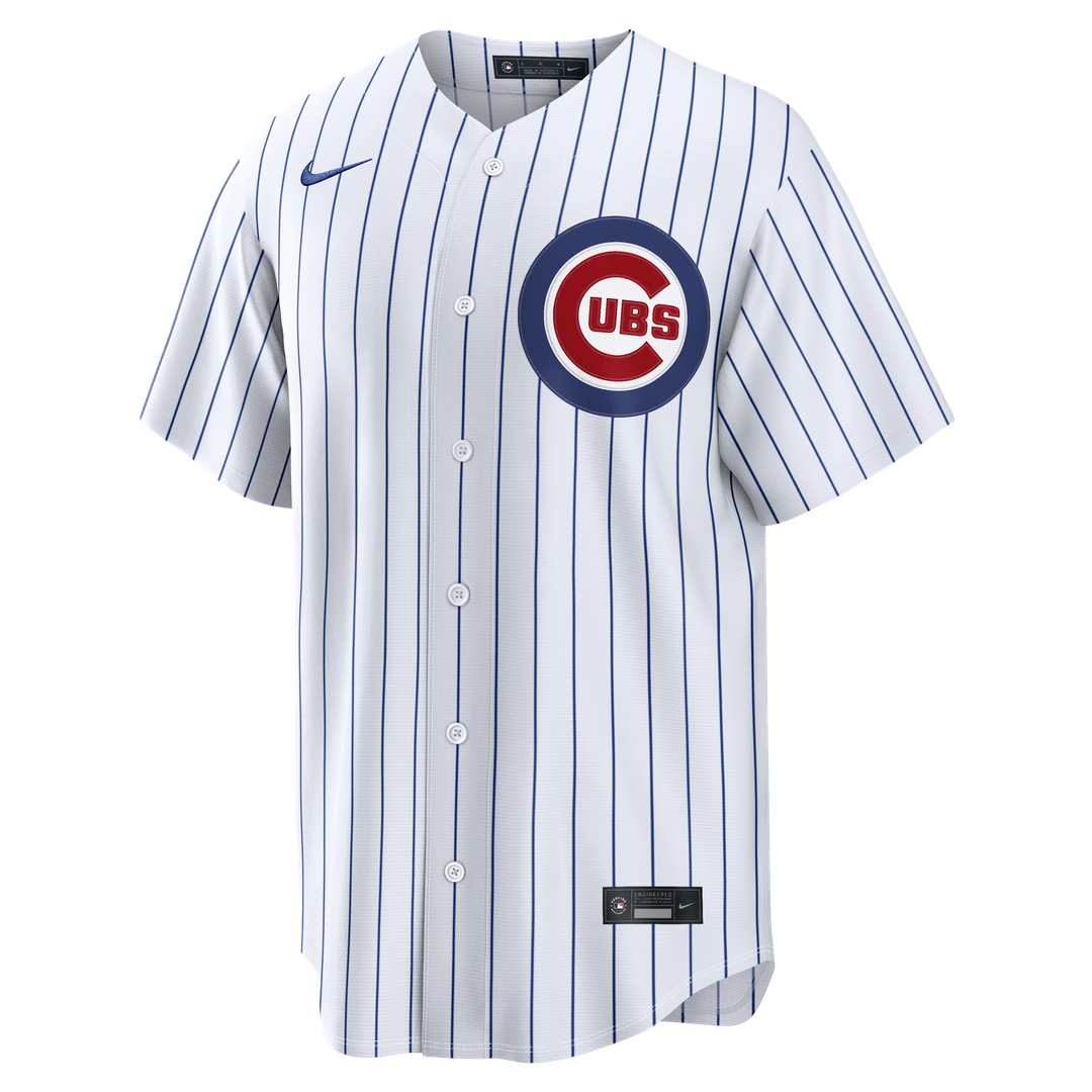 Alex Bregman Chicago Cubs Nike Home Replica Jersey - White Official MLB Team Apparel Baseball Fan Gear
