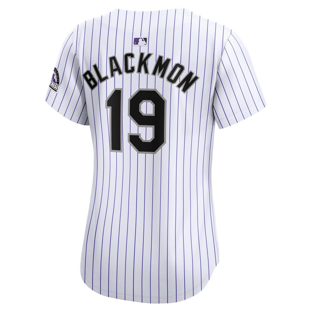 Charlie Blackmon Colorado Rockies Nike Women's Home Limited Player Jersey - White Official MLB Team Apparel Baseball Fan Gear