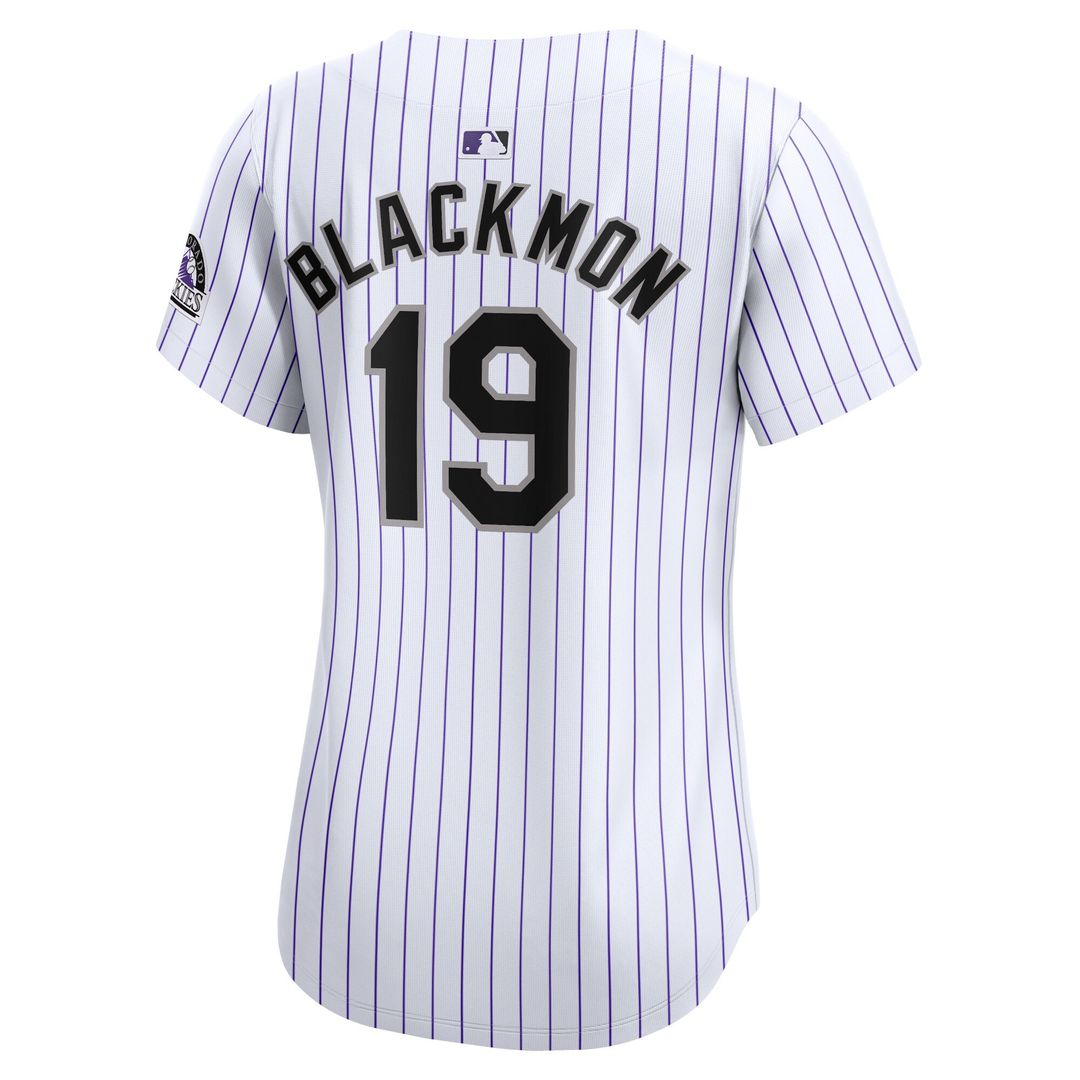Charlie Blackmon Colorado Rockies Nike Women's Home Limited Player Jersey - White Official MLB Team Apparel Baseball Fan Gear