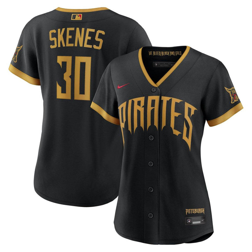 Paul Skenes Pittsburgh Pirates Nike Women's 2026 City Connect Stadium Jersey - Black Official MLB Team Apparel Baseball Fan Gear