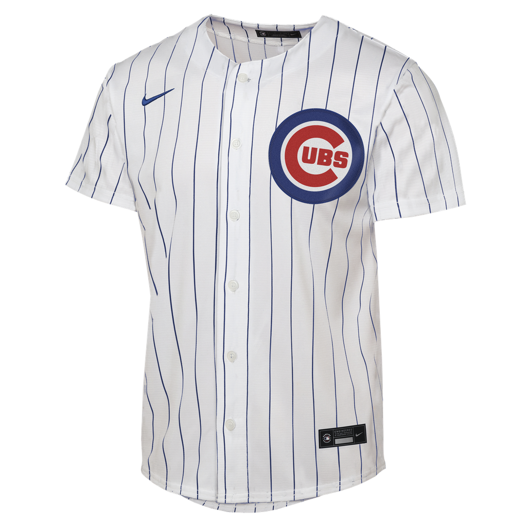 Nico Hoerner Chicago Cubs Nike Youth Home Replica Jersey - White Official MLB Team Apparel Baseball Fan Gear