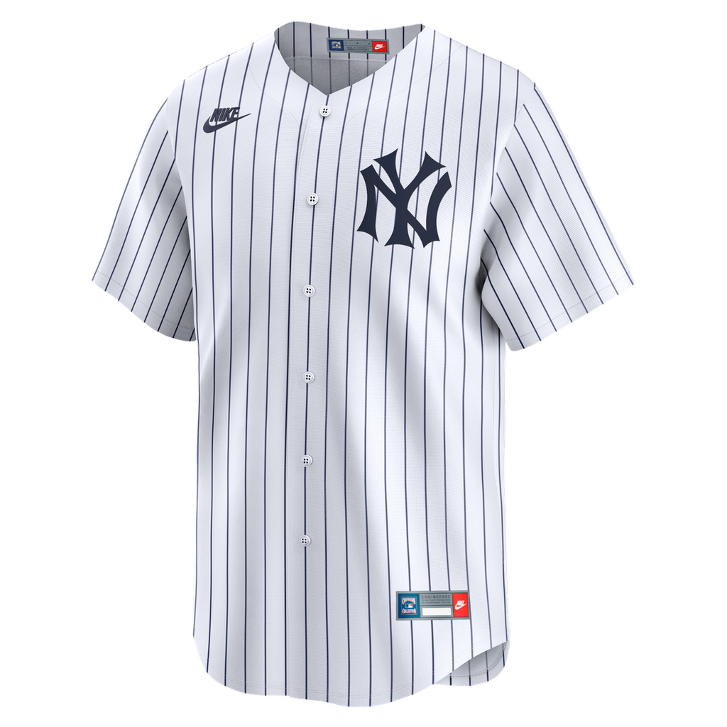 Babe Ruth New York Yankees Nike Throwback Cooperstown Collection Limited Jersey - White Official MLB Team Apparel Baseball Fan Gear