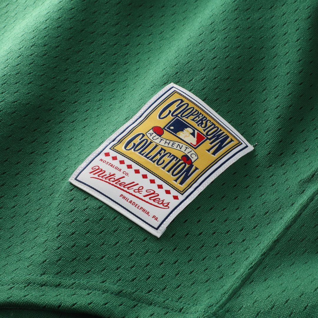 Rickey Henderson Athletics Mitchell & Ness Authentic Batting Practice Jersey - Green Official MLB Team Apparel Baseball Fan Gear
