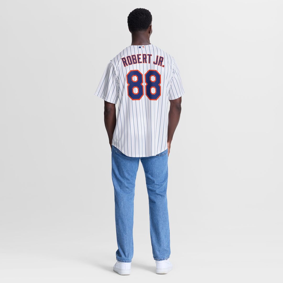 Luis Robert Jr. New York Mets Nike Home Replica Jersey - White Official MLB Team Apparel Baseball Fan Gear