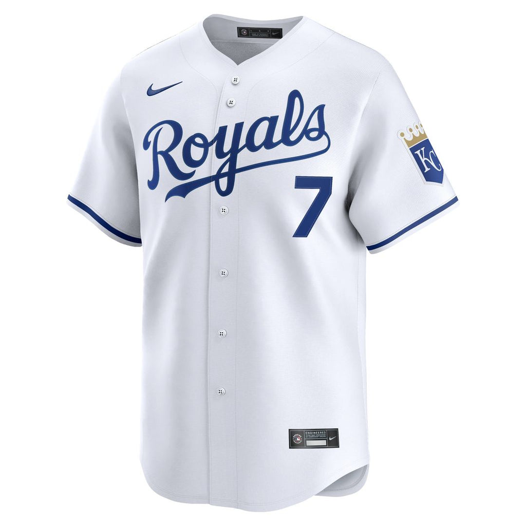 Bobby Witt Jr. Kansas City Royals Nike Alternate Limited Player Jersey - Light Blue Official MLB Team Apparel Baseball Fan Gear