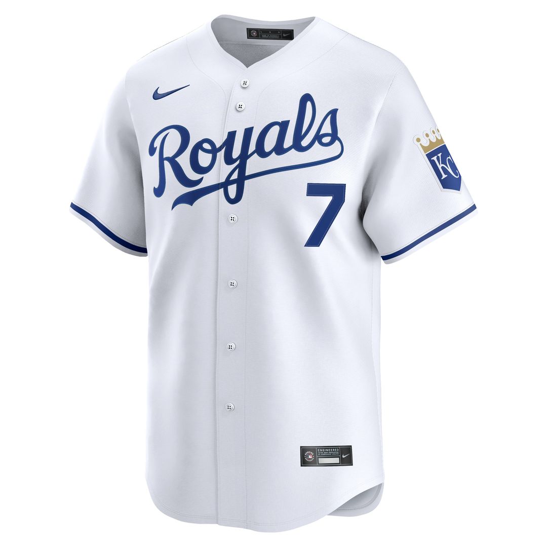Bobby Witt Jr. Kansas City Royals Nike Alternate Limited Player Jersey - Light Blue Official MLB Team Apparel Baseball Fan Gear