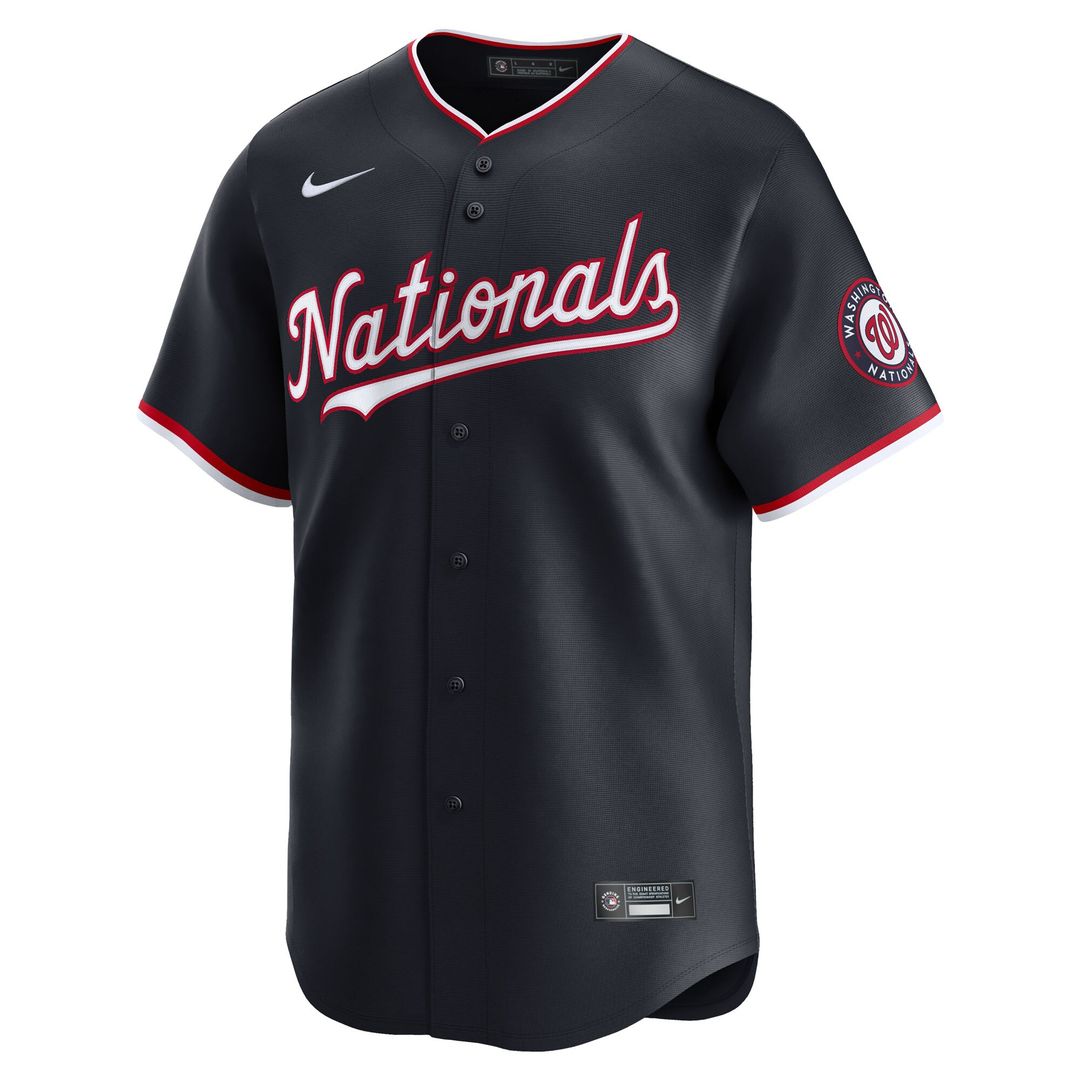 Washington Nationals Nike Home Limited Jersey - White Official MLB Team Apparel Baseball Fan Gear