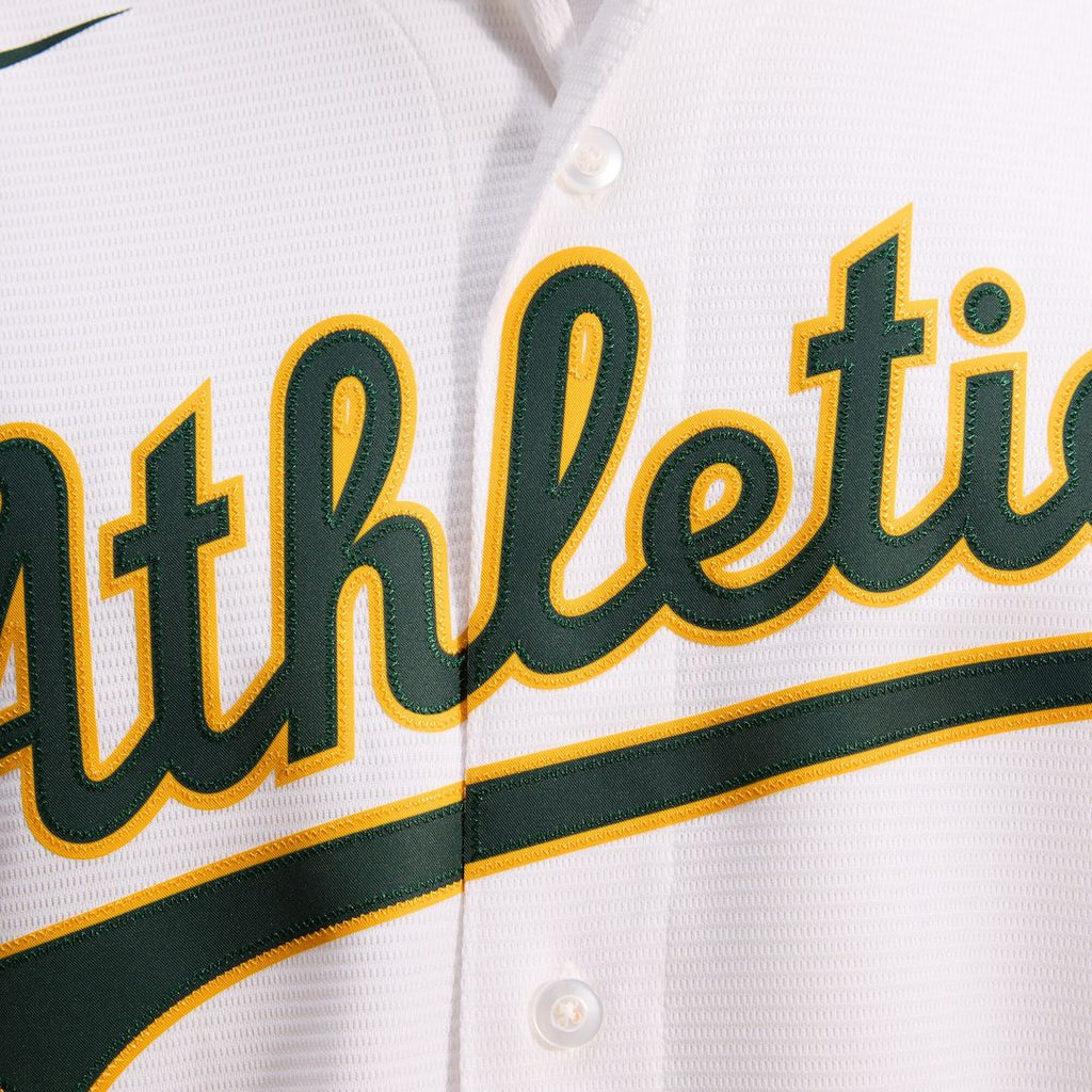 Athletics Nike Home Replica Team Jersey - White Official MLB Team Apparel Baseball Fan Gear