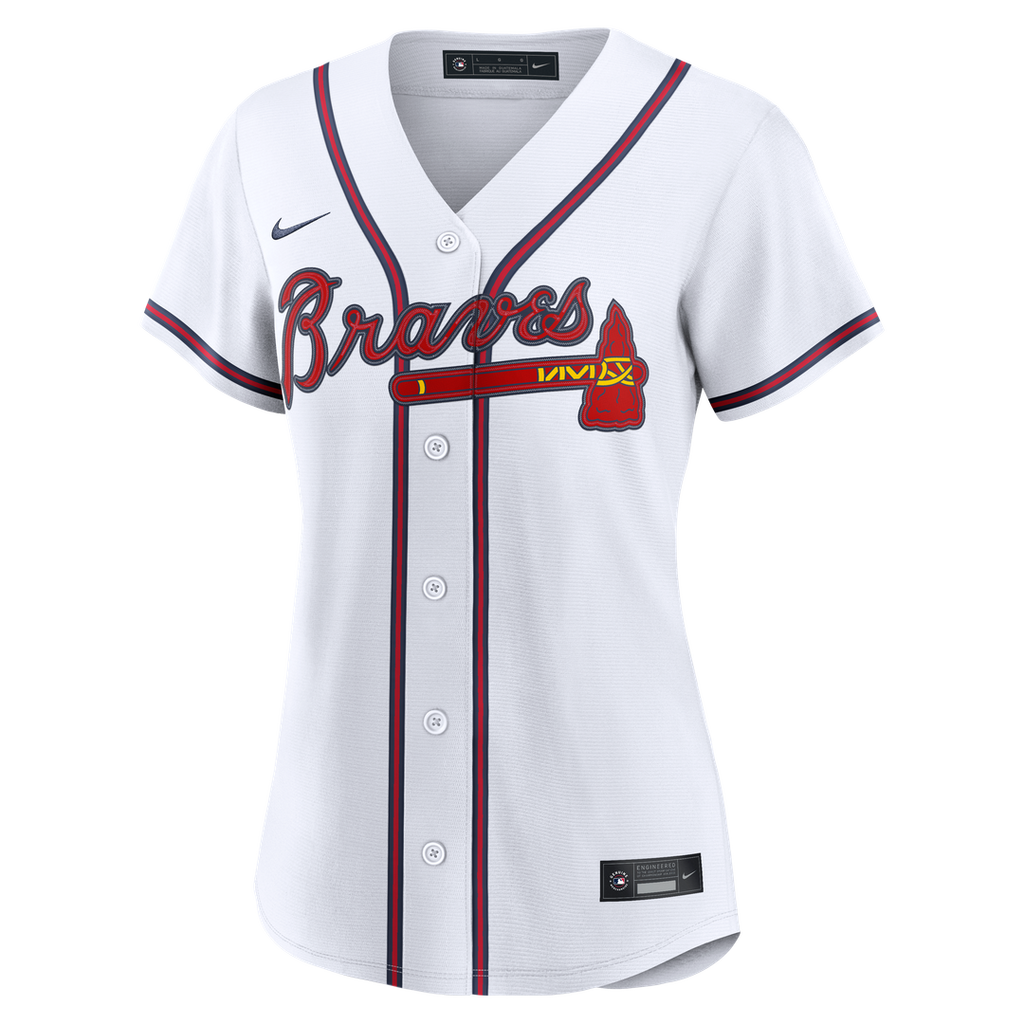 Grant Holmes Atlanta Braves Nike Women's Home Replica Jersey - White Official MLB Team Apparel Baseball Fan Gear