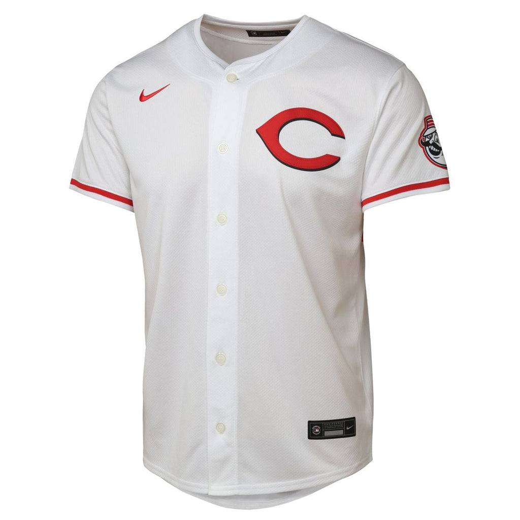 Cincinnati Reds Youth Alternate 2 Limited Jersey - White Official MLB Team Apparel Baseball Fan Gear