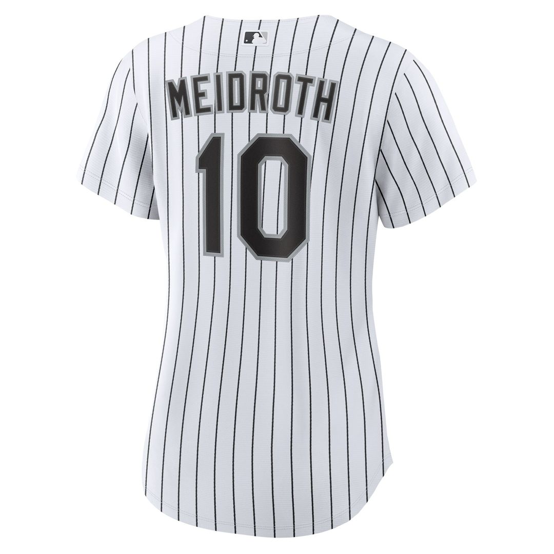 Chase Meidroth Chicago White Sox Nike Women's Home Replica Jersey - White Official MLB Team Apparel Baseball Fan Gear