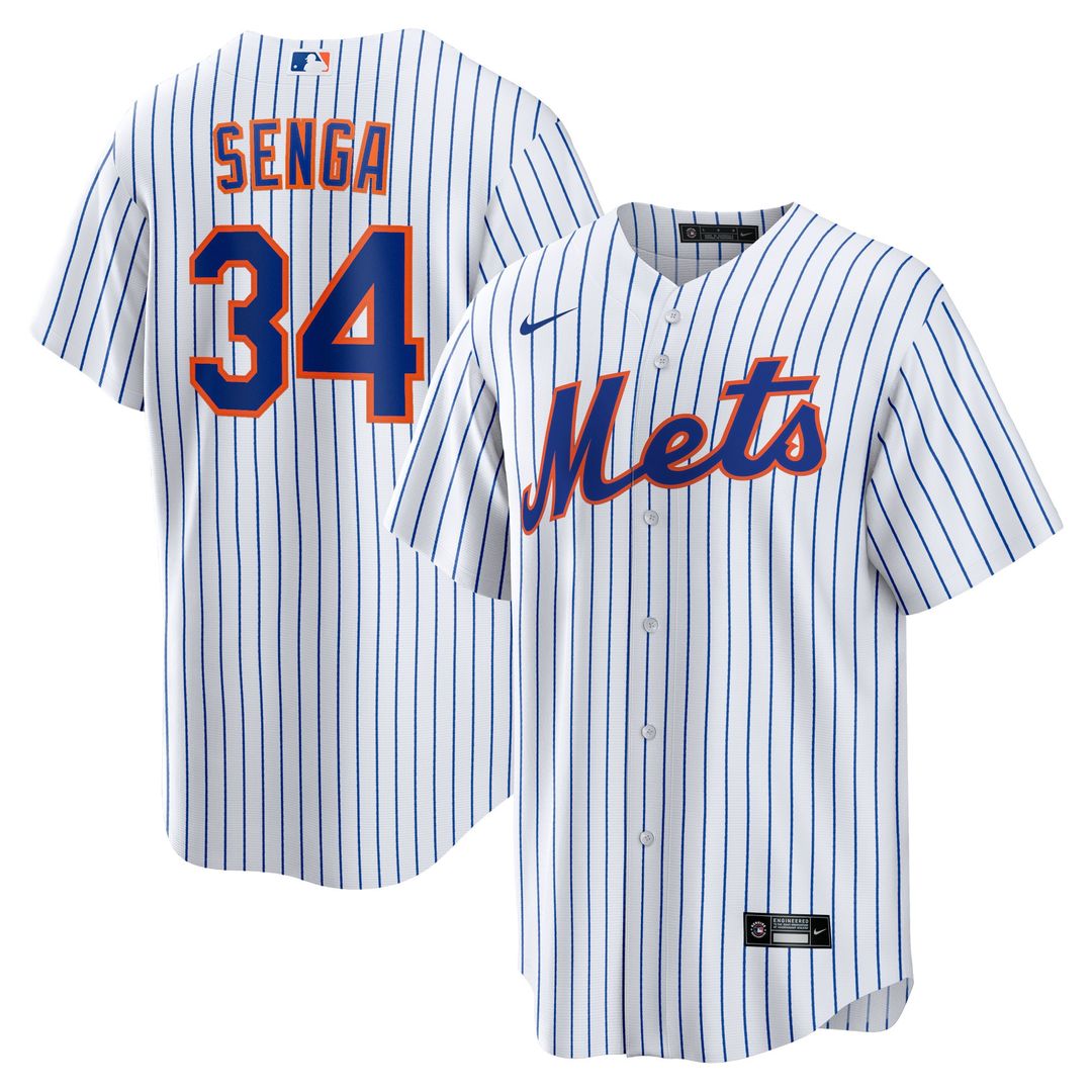 Kodai Senga New York Mets Nike Home Replica Player Jersey - White/Royal Official MLB Team Apparel Baseball Fan Gear