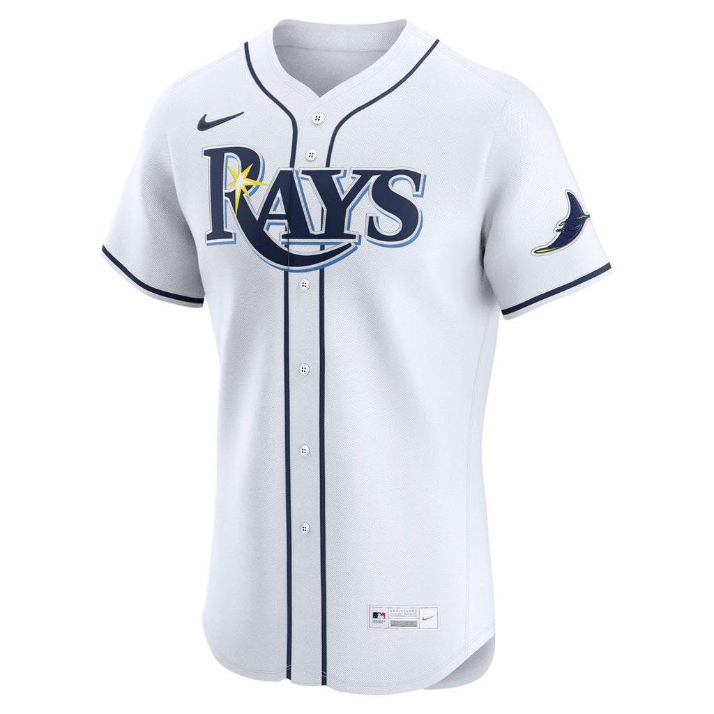 Tampa Bay Rays Nike Home Elite Jersey - White Official MLB Team Apparel Baseball Fan Gear