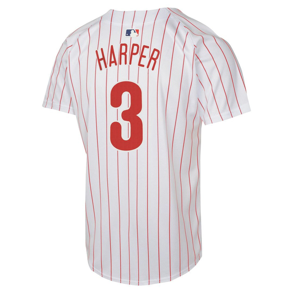 Bryce Harper Philadelphia Phillies Nike Youth Home Game Player Jersey - White Official MLB Team Apparel Baseball Fan Gear