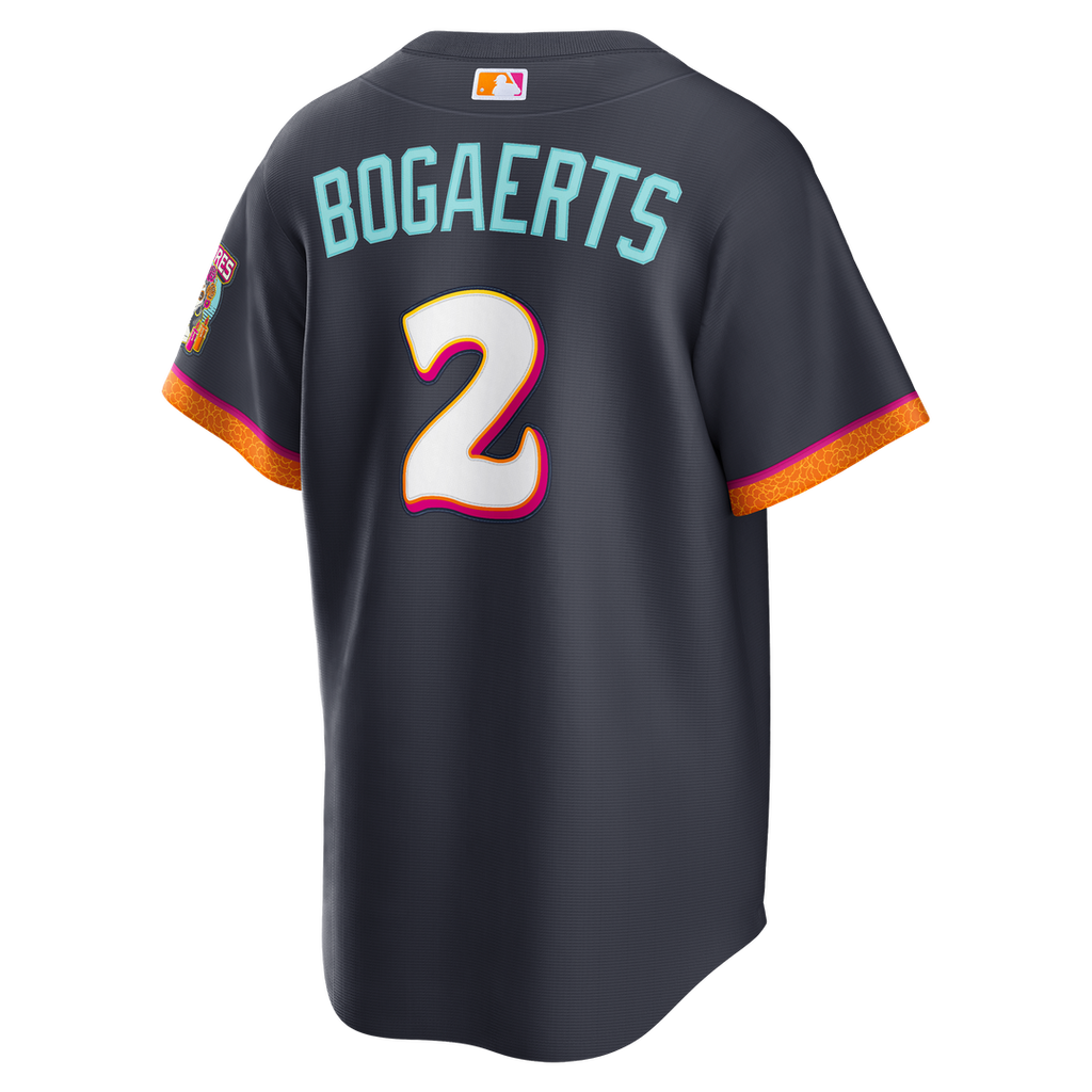 Xander Bogaerts San Diego Padres Nike 2026 City Connect Stadium Jersey - Obsidian Official MLB Team Apparel Baseball Fan Gear