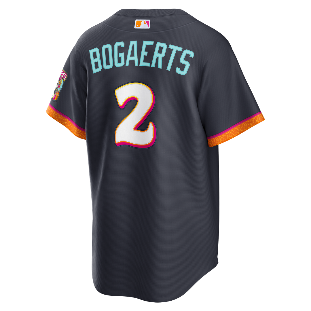 Xander Bogaerts San Diego Padres Nike 2026 City Connect Stadium Jersey - Obsidian Official MLB Team Apparel Baseball Fan Gear