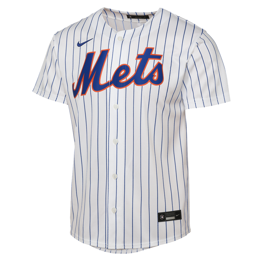 Bo Bichette New York Mets Nike Youth Home Baseline Jersey - White Official MLB Team Apparel Baseball Fan Gear