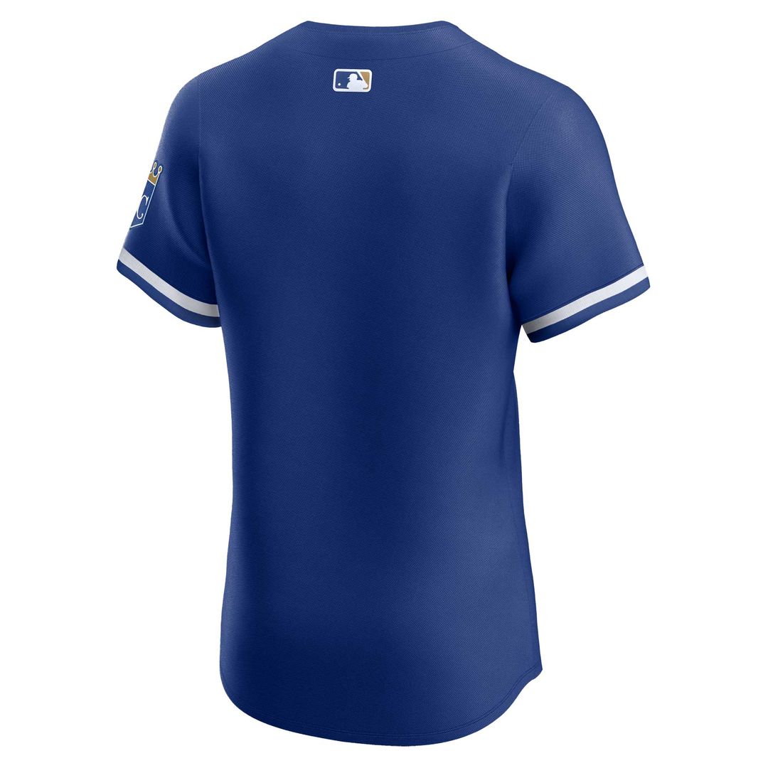 Kansas City Royals Nike Alternate Vapor Premier Elite Patch Jersey - Royal Official MLB Team Apparel Baseball Fan Gear