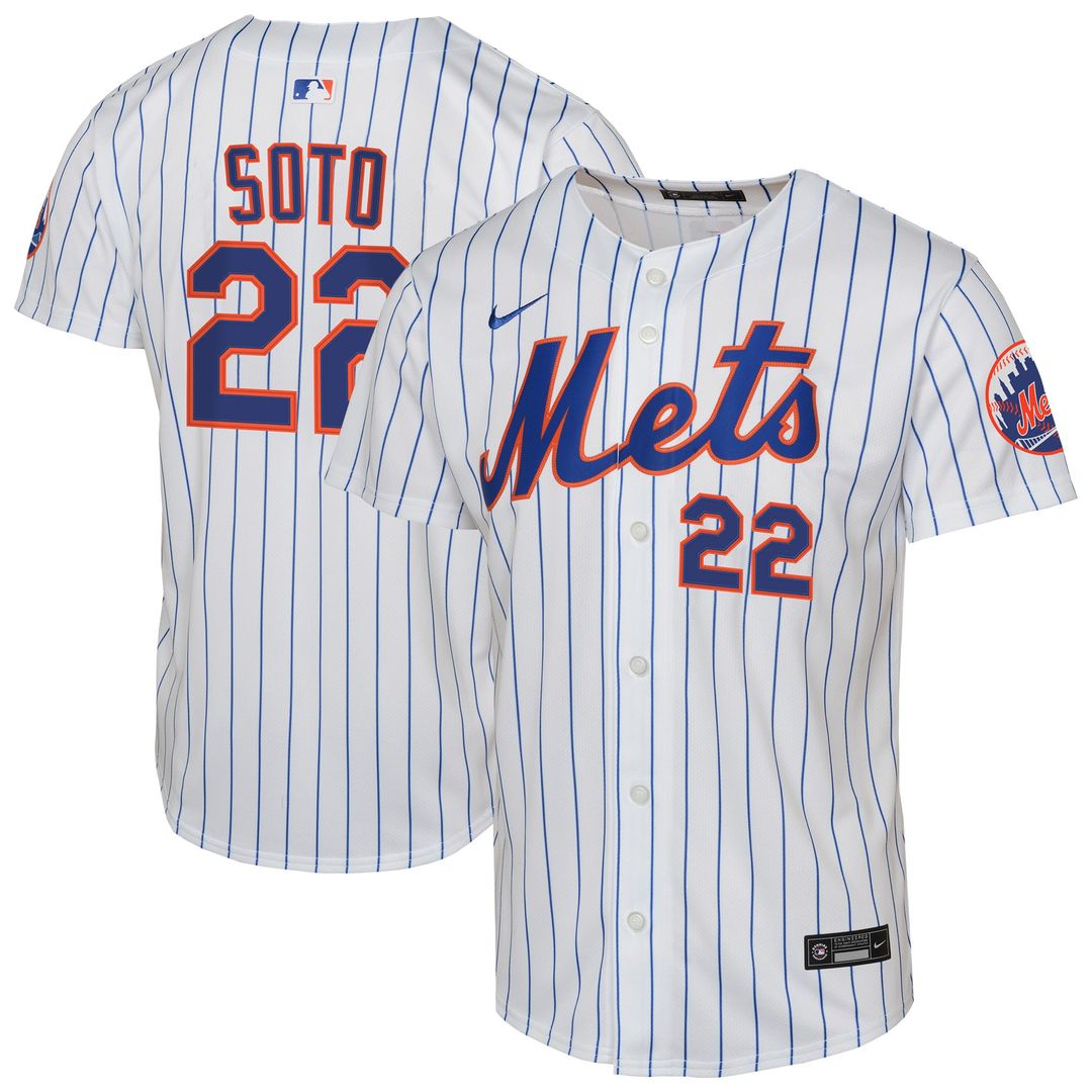 Juan Soto New York Mets Nike Youth Home Limited Player Jersey - White Official MLB Team Apparel Baseball Fan Gear
