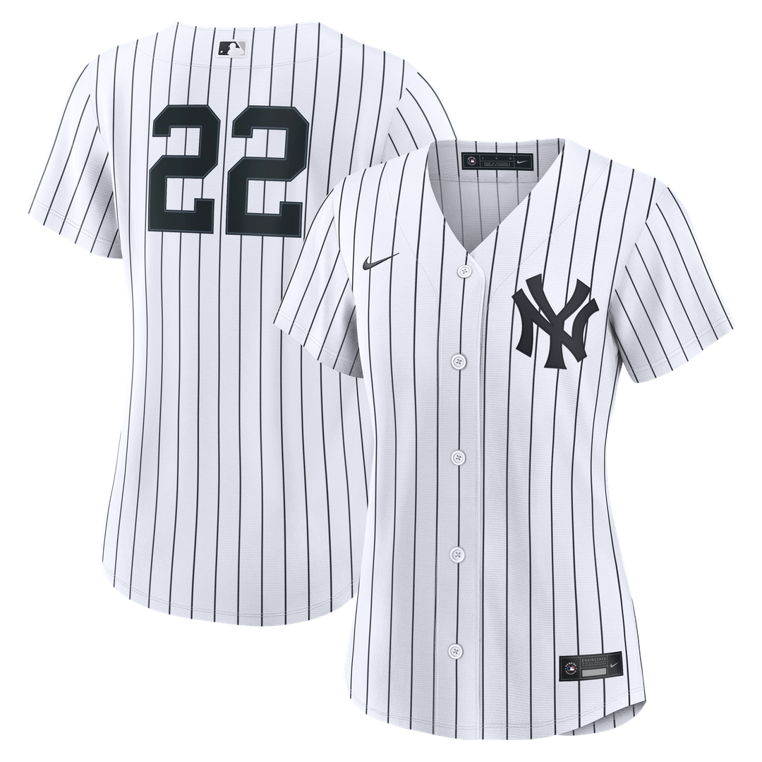 Ben Rice New York Yankees Nike Women's Home Replica Jersey - White Official MLB Team Apparel Baseball Fan Gear