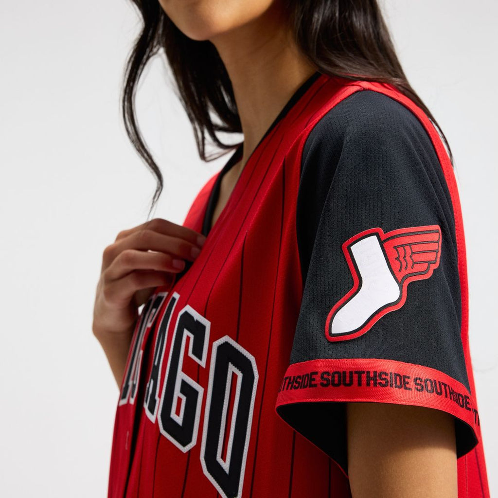Chicago White Sox Nike Women's 2025 City Connect Limited Jersey - Red/Black Official MLB Team Apparel Baseball Fan Gear