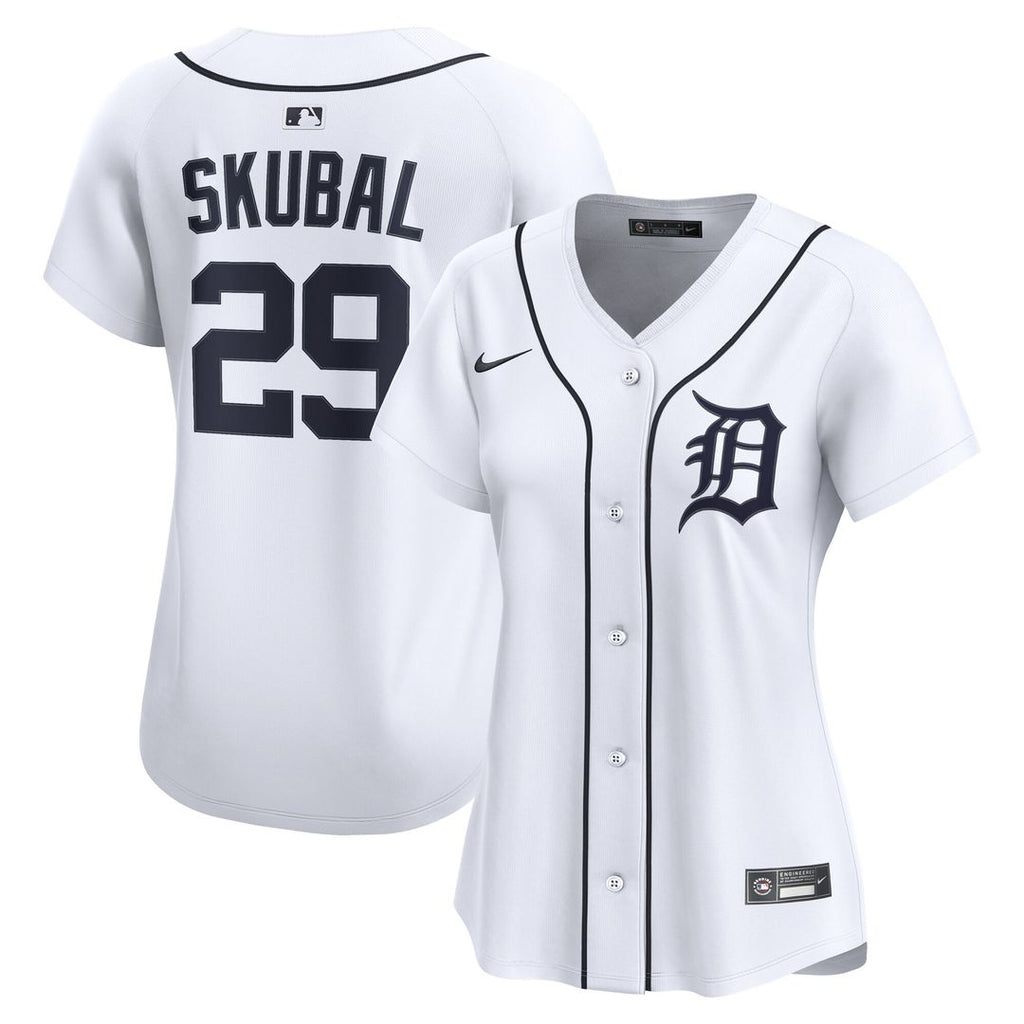 Tarik Skubal Detroit Tigers Nike Women's Home Limited Player Jersey - White Official MLB Team Apparel Baseball Fan Gear
