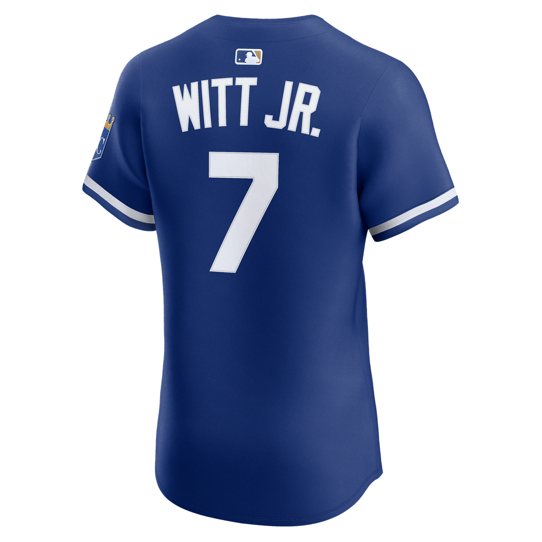 Bobby Witt Jr. Kansas City Royals Nike Home ElitePlayer Jersey - White Official MLB Team Apparel Baseball Fan Gear