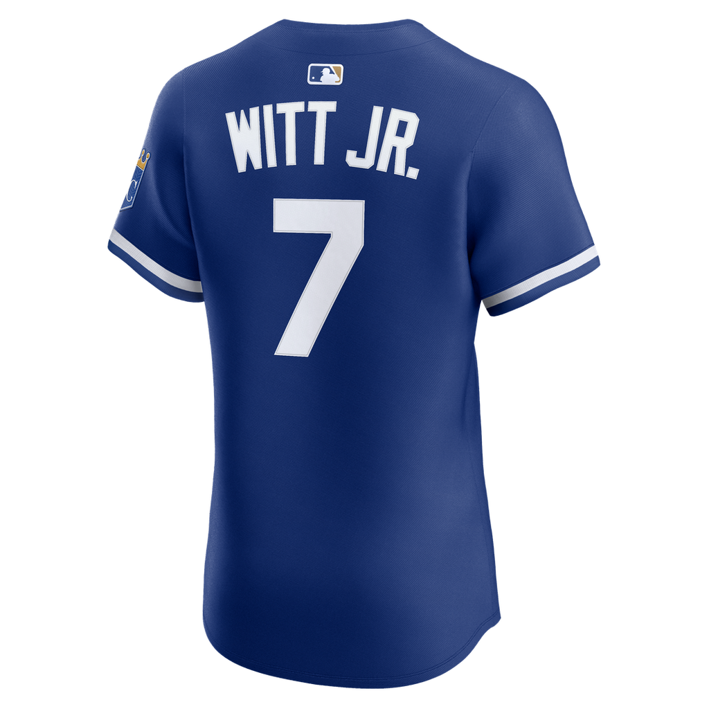 Bobby Witt Jr. Kansas City Royals Nike Alternate 2 Elite Player Jersey - Royal Official MLB Team Apparel Baseball Fan Gear