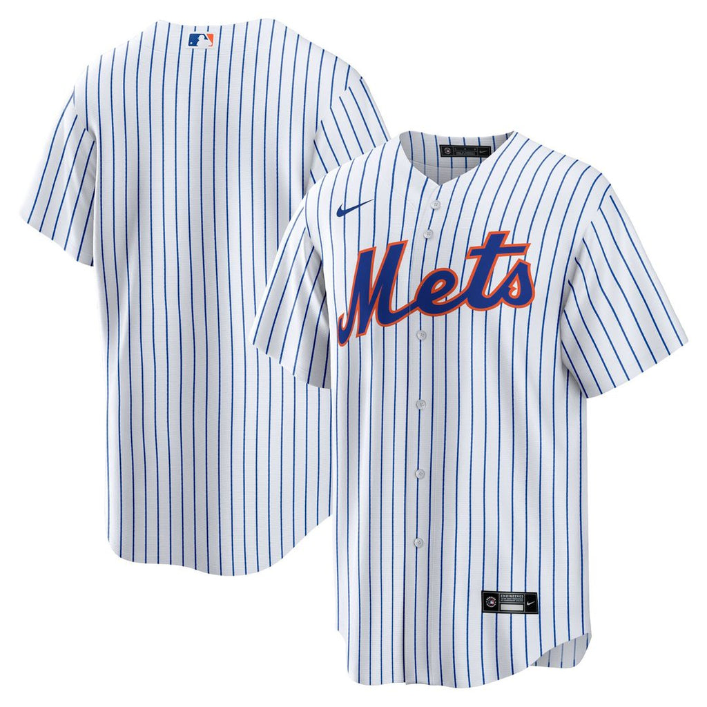 New York Mets Nike Home Replica Team Jersey - White Official MLB Team Apparel Baseball Fan Gear