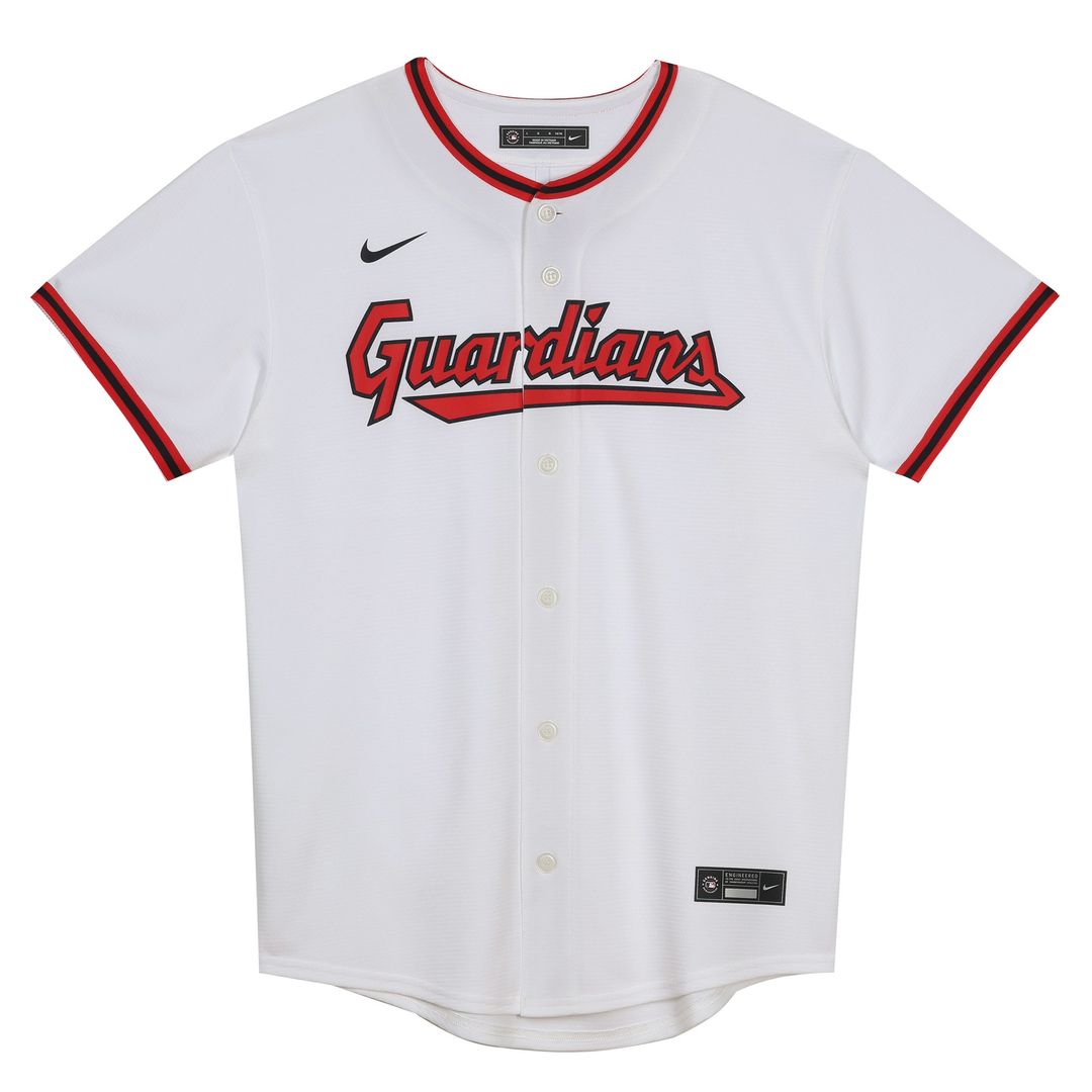 Cleveland Guardians Nike Toddler Home Blank Replica Jersey - White Official MLB Team Apparel Baseball Fan Gear
