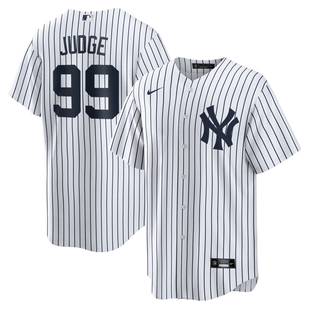 Aaron Judge New York Yankees Nike Home Replica Player Name Jersey - White Official MLB Team Apparel Baseball Fan Gear