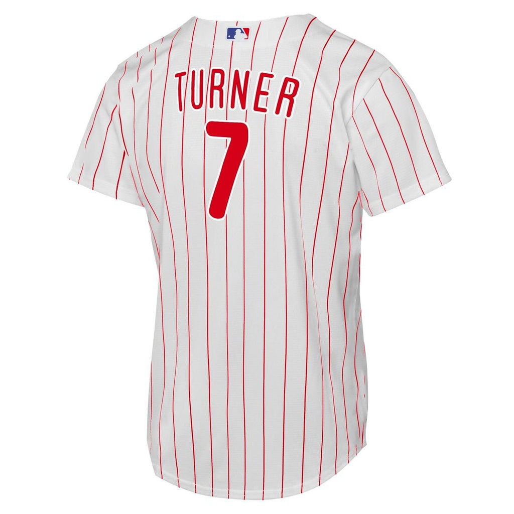 Trea Turner Philadelphia Phillies Nike Youth Home Replica Player Jersey - White Official MLB Team Apparel Baseball Fan Gear