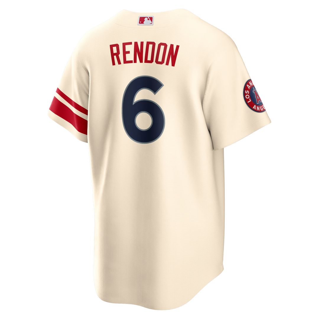 Anthony Rendon Los Angeles Angels Nike City Connect Replica Player Jersey - Cream Official MLB Team Apparel Baseball Fan Gear