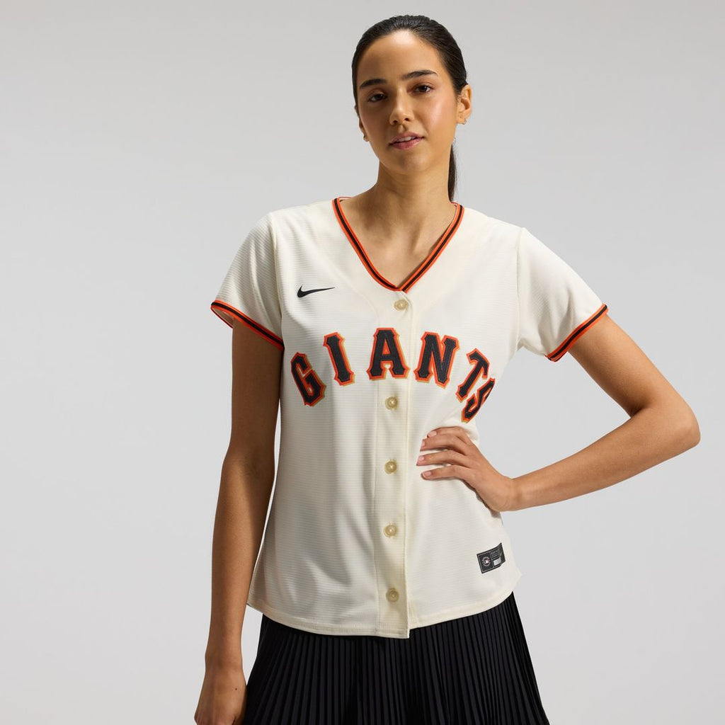 San Francisco Giants Nike Women's Home Replica Team Jersey - Cream Official MLB Team Apparel Baseball Fan Gear