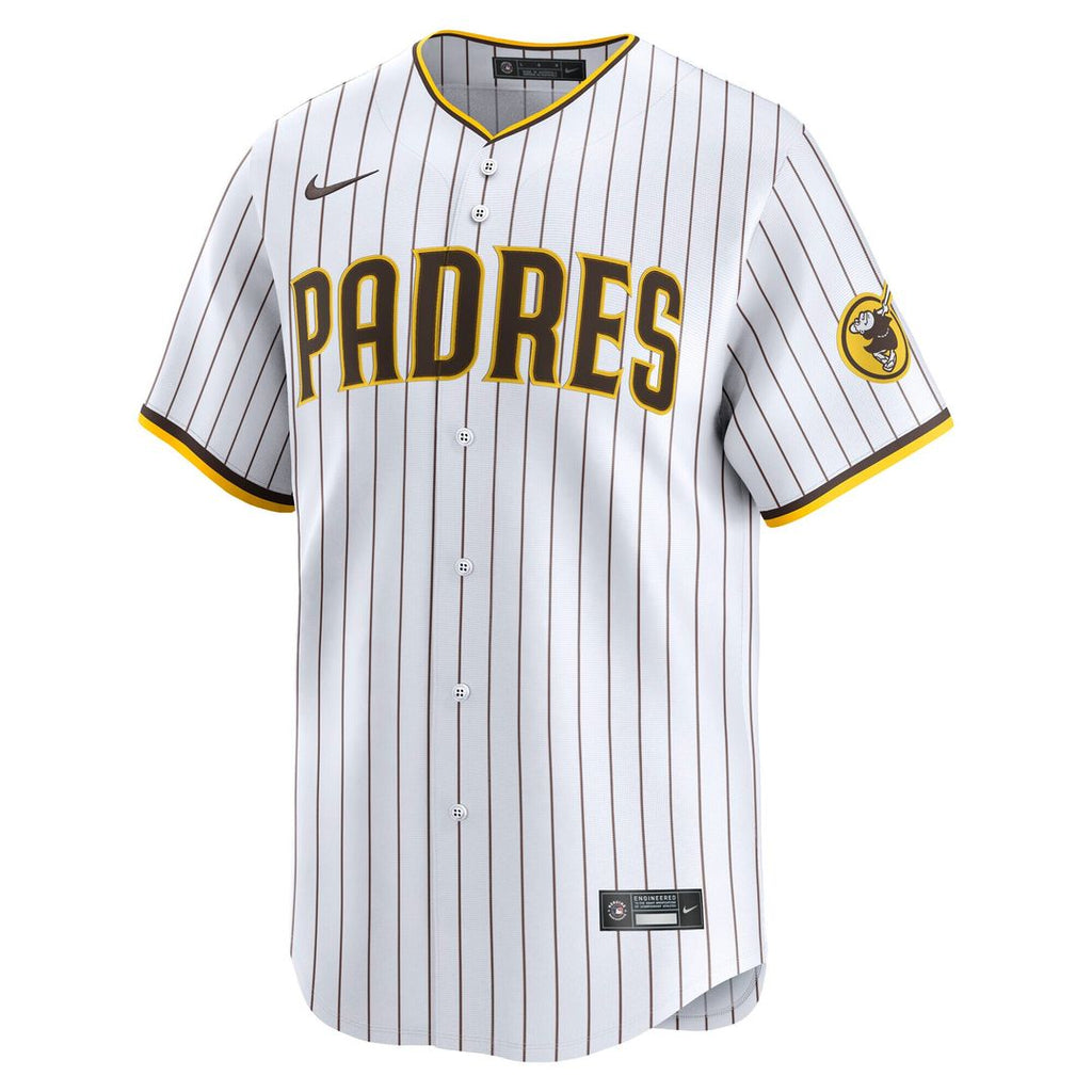 Jackson Merrill San Diego Padres Nike Home Limited Player Jersey - White Official MLB Team Apparel Baseball Fan Gear