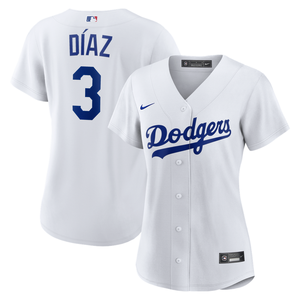 Edwin Díaz Los Angeles Dodgers Nike Women's Home Replica Jersey - White Official MLB Team Apparel Baseball Fan Gear