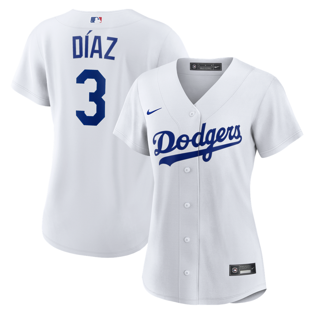Edwin Díaz Los Angeles Dodgers Nike Women's Home Replica Jersey - White Official MLB Team Apparel Baseball Fan Gear