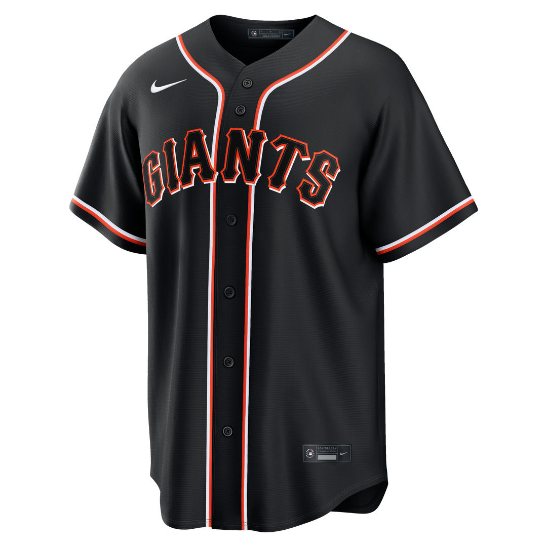 Jung Hoo Lee San Francisco Giants Nike Fashion Replica Black Out Jersey Official MLB Team Apparel Baseball Fan Gear
