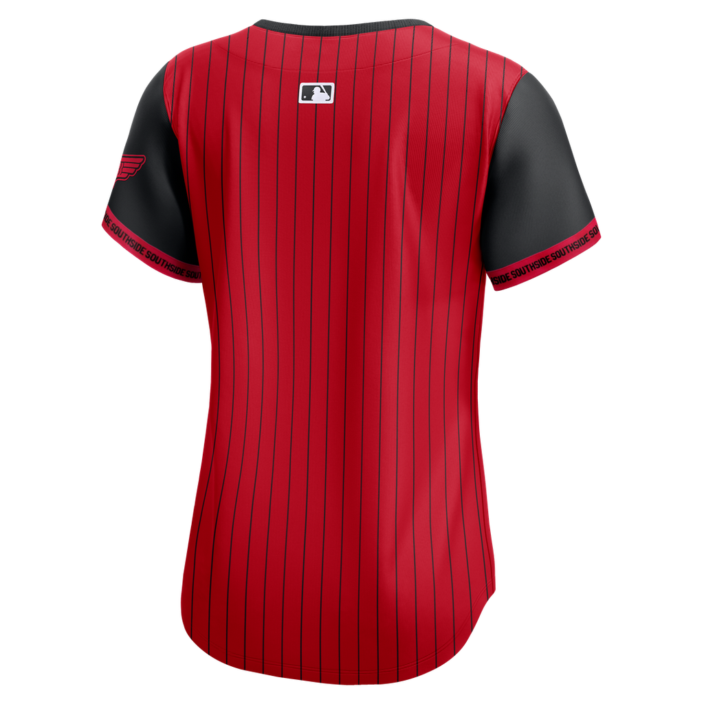 Chicago White Sox Nike Women's 2025 City Connect Limited Jersey - Red/Black Official MLB Team Apparel Baseball Fan Gear