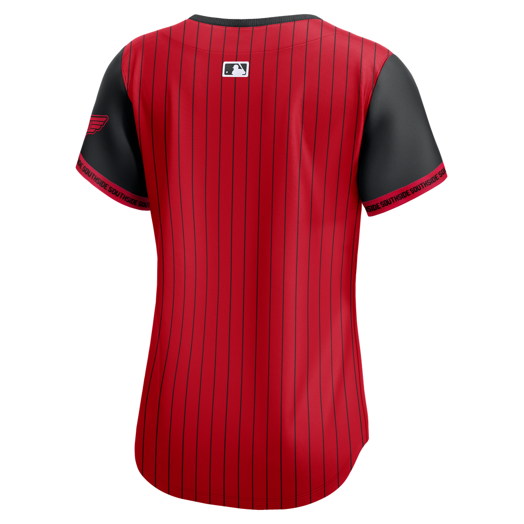 Chicago White Sox Nike Women's 2025 City Connect Limited Jersey - Red/Black Official MLB Team Apparel Baseball Fan Gear
