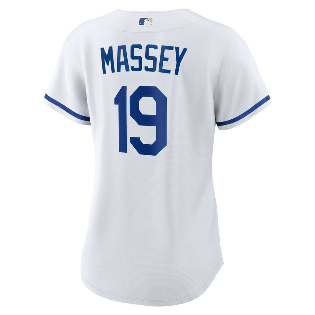 Michael Massey Kansas City Royals Nike Women's Home Replica Jersey - White Official MLB Team Apparel Baseball Fan Gear