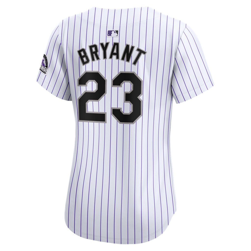 Kris Bryant Colorado Rockies Nike Women's Home Limited Player Jersey - White Official MLB Team Apparel Baseball Fan Gear