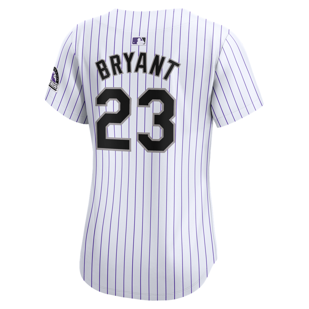Kris Bryant Colorado Rockies Nike Women's Home Limited Player Jersey - White Official MLB Team Apparel Baseball Fan Gear
