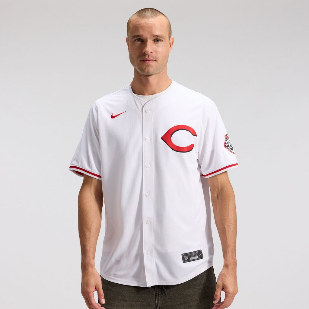 Elly De La Cruz Cincinnati Reds Nike Alternate 2 Limited Player Jersey - White Official MLB Team Apparel Baseball Fan Gear