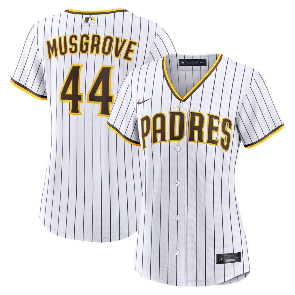 Joe Musgrove San Diego Padres Nike Women's Home Replica Jersey - White Official MLB Team Apparel Baseball Fan Gear