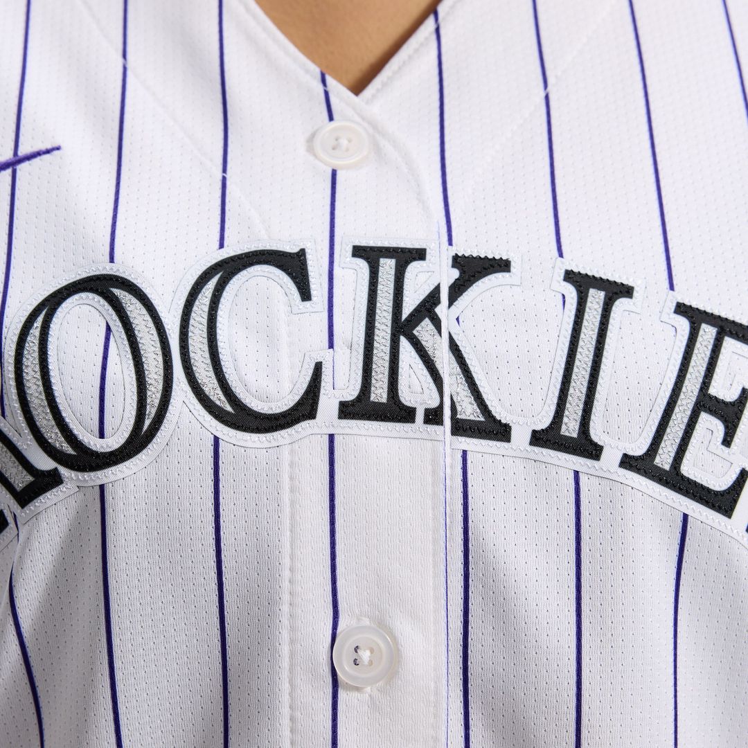 Colorado Rockies Nike Women's Home Limited Jersey - White Official MLB Team Apparel Baseball Fan Gear