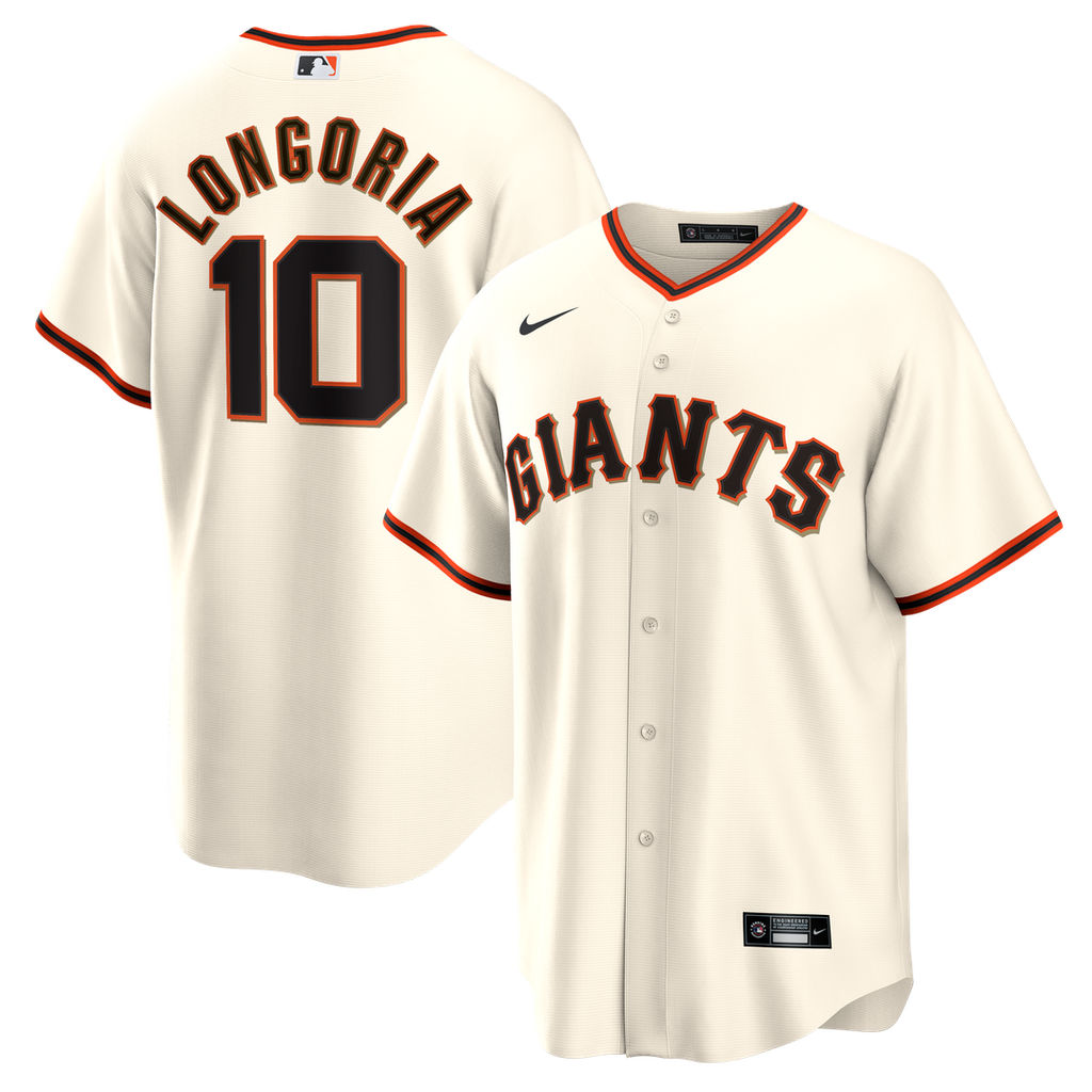 Evan Longoria San Francisco Giants Nike Home Retired Player Replica Jersey - Cream Official MLB Team Apparel Baseball Fan Gear